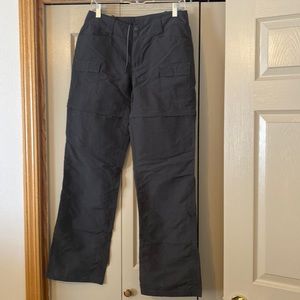 The North Face dark gray hiking pant